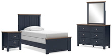 Load image into Gallery viewer, Landocken Twin Panel Bed, Dresser, Mirror and Nightstand
