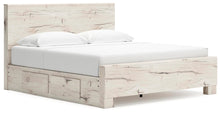 Load image into Gallery viewer, Lawroy King Panel Bed with Storage, Dresser, Mirror and Nightstand
