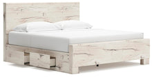 Load image into Gallery viewer, Lawroy King Panel Bed with Storage, Dresser, Mirror and Nightstand
