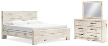 Load image into Gallery viewer, Lawroy King Panel Bed, Dresser and Mirror
