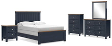 Load image into Gallery viewer, Landocken Full Panel Bed, Dresser, Mirror, Chest and Nightstand
