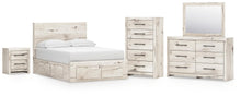 Load image into Gallery viewer, Lawroy Full Panel Storage Bed, Dresser, Mirror, Chest and Nightstand
