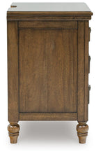 Load image into Gallery viewer, Sturlayne King Upholstered Panel Bed, Dresser, Mirror, Chest and Nightstand
