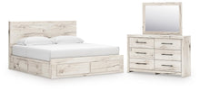 Load image into Gallery viewer, Lawroy King Panel Storage Bed, Dresser and Mirror
