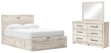 Load image into Gallery viewer, Lawroy Queen Panel Storage Bed, Dresser and Mirror
