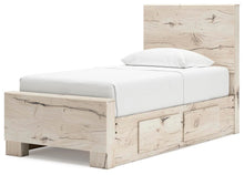 Load image into Gallery viewer, Lawroy Twin Panel Bed with Storage, Dresser, Mirror and Nightstand
