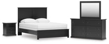Load image into Gallery viewer, Maribel Queen Panel Bed, Dresser, Mirror and Nightstand
