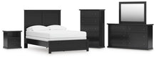 Load image into Gallery viewer, Maribel Full Panel Bed, Dresser, Mirror, Chest and Nightstand
