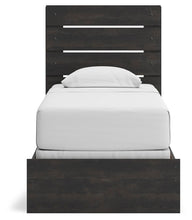Load image into Gallery viewer, Hollivern Twin Panel Bed, Dresser, Mirror and Nightstand
