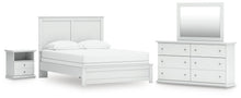 Load image into Gallery viewer, Bostwick Shoals Queen Panel Bed, Dresser, Mirror and Nightstand
