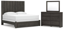 Load image into Gallery viewer, Fraluna King Panel Storage Bed, Dresser and Mirror
