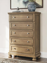 Load image into Gallery viewer, Feddinger Queen Panel Bed with Mirrored Dresser, Chest and Nightstand
