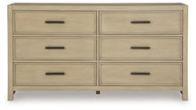 Load image into Gallery viewer, Calmoro King Bookcase Bed with Mirrored Dresser
