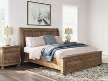 Load image into Gallery viewer, Feddinger California King Storage Sleigh Bed with Mirrored Dresser
