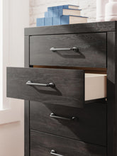 Load image into Gallery viewer, Hollivern King Panel Bed, Dresser, Mirror, Chest and Nightstand

