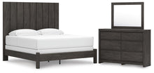 Load image into Gallery viewer, Fraluna King Panel Bed, Dresser and Mirror
