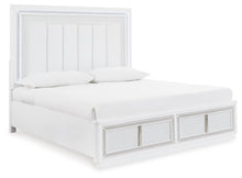 Load image into Gallery viewer, Chalanna King Upholstered Storage Bed, Dresser, Mirror, Chest and Nightstand
