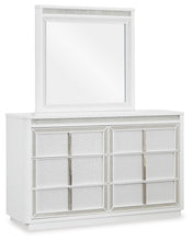 Load image into Gallery viewer, Chalanna California King Upholstered Storage Bed, Dresser, Mirror and Nightstand
