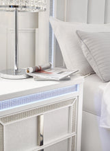 Load image into Gallery viewer, Chalanna California King Upholstered Storage Bed, Dresser, Mirror and Nightstand

