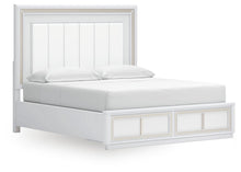 Load image into Gallery viewer, Chalanna California King Upholstered Storage Bed, Dresser, Mirror, Chest and Nightstand
