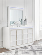 Load image into Gallery viewer, Chalanna California King Upholstered Storage Bed, Dresser, Mirror, Chest and Nightstand
