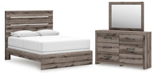 Load image into Gallery viewer, Graystorm Queen Panel Bed, Dresser and Mirror
