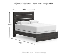 Load image into Gallery viewer, Hollivern Queen Panel Bed, Dresser and Mirror
