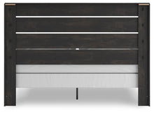 Load image into Gallery viewer, Hollivern King Panel Bed, Dresser, Mirror and Nightstand
