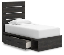 Load image into Gallery viewer, Hollivern Twin Panel Storage Bed, Dresser and Mirror

