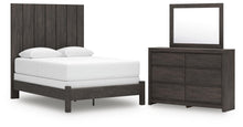 Load image into Gallery viewer, Fraluna Queen Panel Bed, Dresser and Mirror
