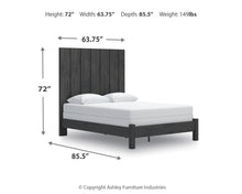 Load image into Gallery viewer, Fraluna Queen Panel Bed, Dresser and Mirror
