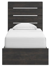 Load image into Gallery viewer, Hollivern Twin Panel Bed with Storage, Dresser, Mirror and Nightstand
