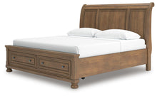 Load image into Gallery viewer, Feddinger King Storage Sleigh Bed with Mirrored Dresser
