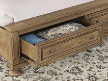 Load image into Gallery viewer, Feddinger King Storage Sleigh Bed with Mirrored Dresser

