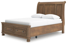 Load image into Gallery viewer, Feddinger Queen Storage Sleigh Bed with Mirrored Dresser, Chest and Nightstand
