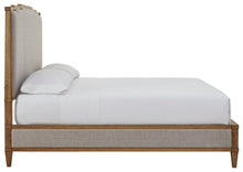 Load image into Gallery viewer, Sharlance King Upholstered Panel Bed, Dresser and Mirror
