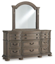 Load image into Gallery viewer, Ardenfield King Upholstered Sleigh Bed, Dresser, Mirror and Nightstand
