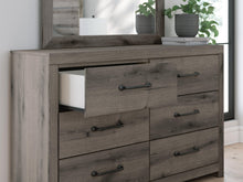 Load image into Gallery viewer, Graystorm Full Panel Bed with Storage, Dresser and Mirror
