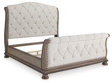 Load image into Gallery viewer, Ardenfield California King Upholstered Sleigh Bed, Dresser, Mirror and Nightstand
