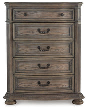 Load image into Gallery viewer, Ardenfield Queen Upholstered Sleigh Bed, Dresser, Mirror, Chest and Nightstand
