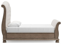 Load image into Gallery viewer, Ardenfield Queen Upholstered Sleigh Bed, Dresser and Mirror
