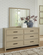 Load image into Gallery viewer, Calmoro King Bookcase Bed with Mirrored Dresser and Nightstand
