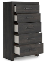 Load image into Gallery viewer, Hollivern Full Panel Bed, Dresser, Mirror, Chest and Nightstand
