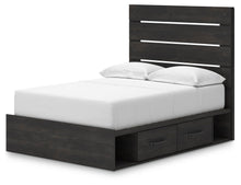 Load image into Gallery viewer, Hollivern Full Panel Bed with Storage, Dresser and Mirror
