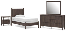 Load image into Gallery viewer, Pamytta Twin Panel Bed, Dresser, Mirror and Nightstand
