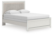 Load image into Gallery viewer, Zuraleus Queen Upholstered Panel Bed, Dresser, Mirror and Nightstand
