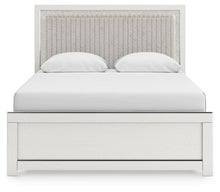 Load image into Gallery viewer, Zuraleus Queen Upholstered Panel Bed, Dresser and Mirror
