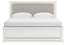 Load image into Gallery viewer, Zuraleus King Upholstered Panel Bed, Dresser, Mirror, Chest and Nightstand
