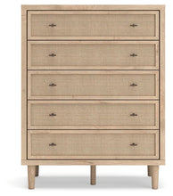 Load image into Gallery viewer, Cielden California King Upholstered Bed with Roll Slats, Dresser, Mirror, Chest and Nightstand
