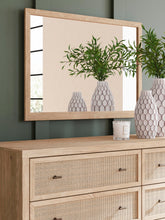 Load image into Gallery viewer, Cielden King Upholstered Bed with Roll Slats, Dresser and Mirror
